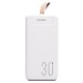 Портативный аккумулятор DENMEN DP17 30000 mAh (белый)#1862519