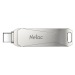 Флэш накопитель USB 64 Гб Netac U782C Dual 3.0 + Type C (silver) (210751)#1756816