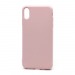 Чехол Silicone Case New Era (накладка/силикон) для Apple iPhone XS Max светло розовый#1755963
