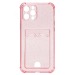 Чехол-накладка - SC300 с картхолдером для "Apple iPhone 13 Pro Max" (pink) (208003)#2084899