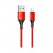 Кабель USB - Lightning Axtel AX54 (25см) красный#1771749