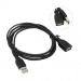 Кабель-удлинитель USB мама - USB папа ENERGY POWER (черный) 5,0м#1758588