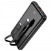 Внешний аккумулятор Hoco Q9 Pro, 10000mAh, (Кабель Apple+Type-C, 22,5W+PD20W) черный#1760691