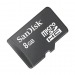 Карта памяти MicroSDHC 8GB Class 10 SanDisk + SD адаптер#1929508