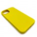 Чехол iPhone 14 Silicone Case Full (No Logo) №55 в упаковке Ярко-Желтый#1762706