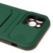 Чехол-накладка - PC066 с картхолдером (360) для "Apple iPhone 12 Pro" (green/black) (206989)#1769808