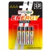 Батарейка AAA Трофи LR03 ENERGY POWER Alkaline (4-BL) (40/960) (14305)#1766249