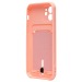 Чехол-накладка - SC304 с картхолдером для "Apple iPhone 12" (light pink) (208647)#2097265