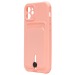 Чехол-накладка - SC304 с картхолдером для "Apple iPhone 12" (light pink) (208647)#2097266