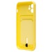 Чехол-накладка - SC304 с картхолдером для "Apple iPhone 12" (yellow) (208649)#2097730