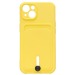 Чехол-накладка - SC304 с картхолдером для "Apple iPhone 13" (yellow) (208658)#1769625