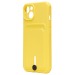 Чехол-накладка - SC304 с картхолдером для "Apple iPhone 13" (yellow) (208658)#1840869