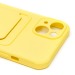 Чехол-накладка - SC304 с картхолдером для "Apple iPhone 13" (yellow) (208658)#1840870