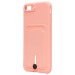 Чехол-накладка - SC304 с картхолдером для "Apple iPhone 7 Plus/iPhone 8 Plus" (light pink) (208672)#2097855