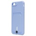Чехол-накладка - SC304 с картхолдером для "Apple iPhone 7 Plus/iPhone 8 Plus" (light violet (208671)#2097853