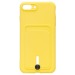 Чехол-накладка - SC304 с картхолдером для "Apple iPhone 7 Plus/iPhone 8 Plus" (yellow) (208674)#1769635