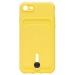 Чехол-накладка - SC304 с картхолдером для "Apple iPhone 7/iPhone 8/iPhone SE 2020" (yellow) (208667)#1769549