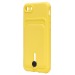 Чехол-накладка - SC304 с картхолдером для "Apple iPhone 7/iPhone 8/iPhone SE 2020" (yellow) (208667)#2097826