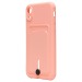 Чехол-накладка - SC304 с картхолдером для "Apple iPhone XR" (light pink) (208679)#1930608