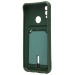 Чехол-накладка - SC304 с картхолдером для "Huawei Honor 10 Lite/P Smart 2019" (dark green) (208683)#2097888