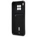 Чехол-накладка - SC304 с картхолдером для "Honor 50 Lite/nova 8i" (black) (208695)#2097880