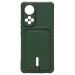 Чехол-накладка - SC304 с картхолдером для "Huawei Honor 50/Nova 9" (dark green) (208689)#1769534