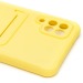 Чехол-накладка - SC304 с картхолдером для "Samsung SM-A125 Galaxy A12" (yellow) (208713)#2055248