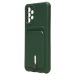 Чехол-накладка - SC304 с картхолдером для "Samsung SM-A135 Galaxy A13 4G" (dark green) (208715)#2042359