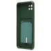 Чехол-накладка - SC304 с картхолдером для "Samsung SM-A226 Galaxy A22s 5G" (dark green) (208722)#2097947
