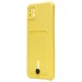 Чехол-накладка - SC304 с картхолдером для "Samsung SM-A226 Galaxy A22s 5G" (yellow) (208727)#2042343