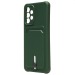 Чехол-накладка - SC304 с картхолдером для "Samsung SM-A336 Galaxy A33 5G" (dark green) (208755)#2055263