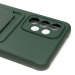 Чехол-накладка - SC304 с картхолдером для "Samsung SM-A336 Galaxy A33 5G" (dark green) (208755)#2055264