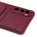 Чехол-накладка - SC304 с картхолдером для "Samsung SM-G780 Galaxy S20FE" (bordo) (208744)#2055279