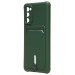 Чехол-накладка - SC304 с картхолдером для "Samsung SM-G780 Galaxy S20FE" (dark green) (208743)#2042475