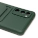 Чехол-накладка - SC304 с картхолдером для "Samsung SM-G780 Galaxy S20FE" (dark green) (208743)#2042476