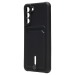 Чехол-накладка - SC304 с картхолдером для "Samsung SM-G990 Galaxy S21FE" (black) (208749)#2043556