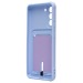 Чехол-накладка - SC304 с картхолдером для "Samsung SM-G990 Galaxy S21FE" (light violet) (208751)#2097979