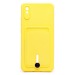Чехол-накладка - SC304 с картхолдером для "Xiaomi Redmi 9A/Redmi 9i" (yellow) (208815)#1769513