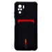 Чехол-накладка - SC304 с картхолдером для "Xiaomi Redmi Note 10/Redmi Note 10S" (black) (208774)#1769460