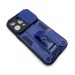 Чехол-накладка для Apple iPhone 14 Pro Противоударный X-Man (Магнит/Подставка/Slide Camera) Синий#1783528
