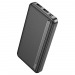 Внешний аккумулятор Hoco J91 10000 mAh, USBx2/Type-C/Micro-USB (black) (210300)#1785230