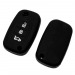 Чехол силиконовый для смарт-ключа Lada Vesta, Xray, Renault Fluence, Megane, 3 кнопки, чёрный#2082032