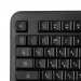 Клавиатура "Gembird" KB-200L, USB, 104 клавиши, доп. функции, синяя подсветка, кабель 1,45м, чёрный#1788251