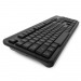 Клавиатура "Gembird" KB-200L, USB, 104 клавиши, доп. функции, синяя подсветка, кабель 1,45м, чёрный#1788249