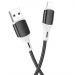 Кабель USB - Apple Lightning BOROFONE BX79 Silicone (черный) 1м#1788775