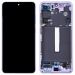 Дисплей для Samsung Galaxy S21 FE (G990B) модуль с рамкой Фиолетовый - OR (SP)#1806163