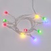 Гирлянда светодиодная Шарики 1,5 м, 10 LED, прозрачный ПВХ, цвет свечения мультиколор, 2 х АА (батар#1797328