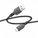 Кабель USB - micro USB Borofone BX70 (2.4A/1m) черный#1791233