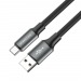 Кабель USB - Type-C Borofone BX82 (3A/1m) черный#1791215