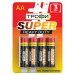 Батарейка AA Трофи R6 Super Heavy Duty (4-BL) (40/720) (211760)#1804167